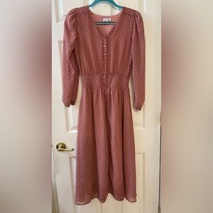 Sweet Salt dusty rose dress 4